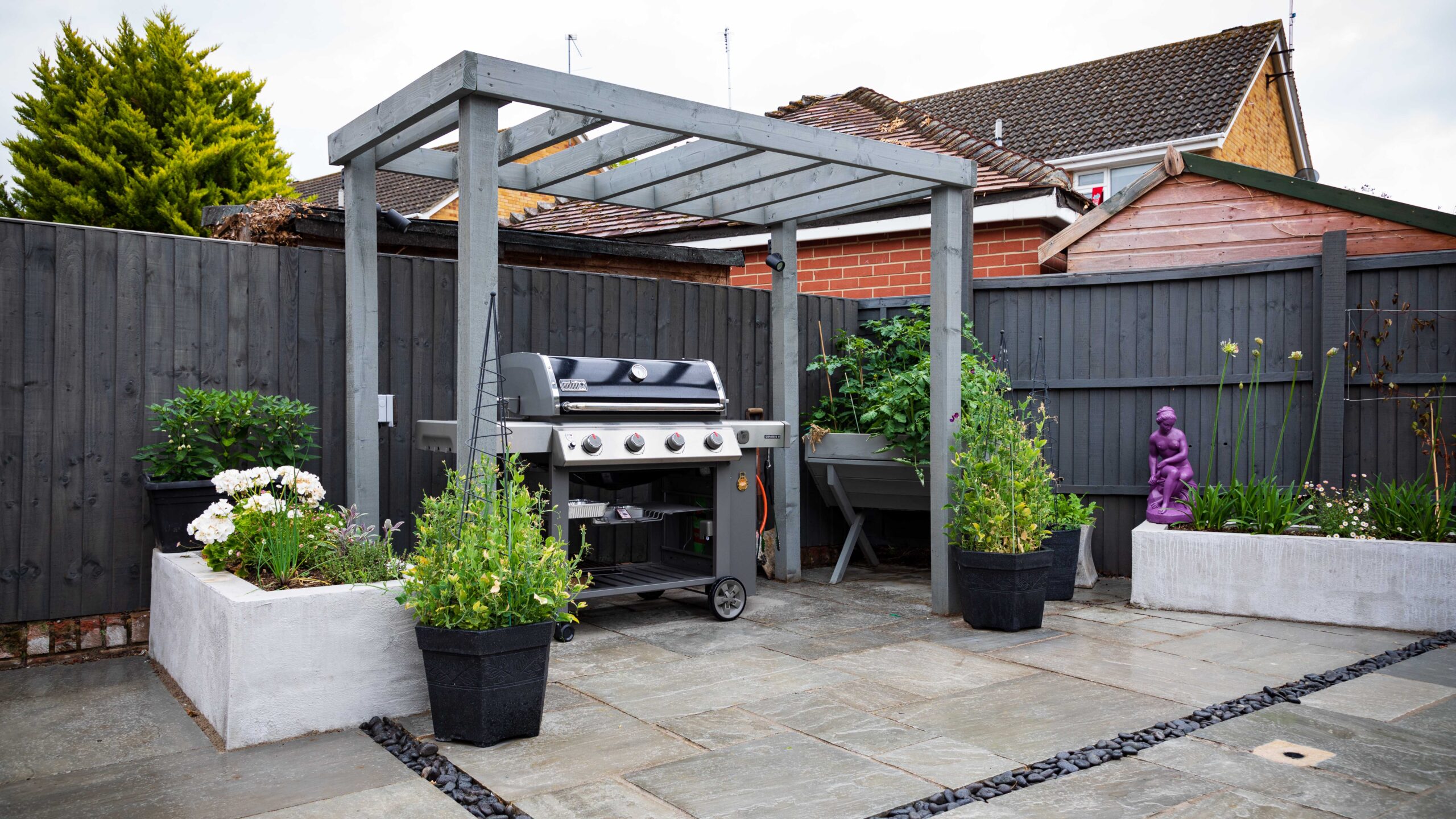 Barbecue and Pergola